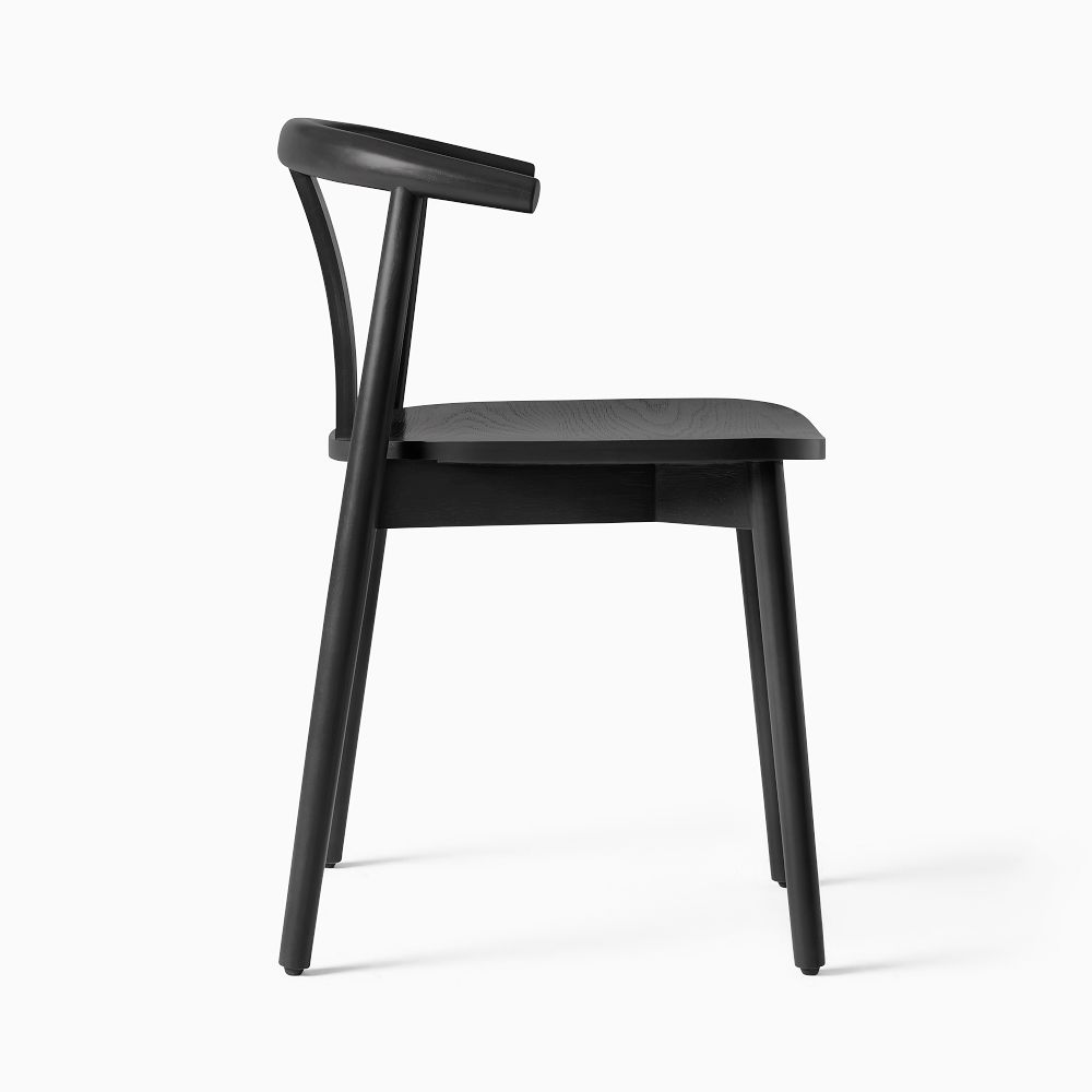 West elm black dining chairs discount
